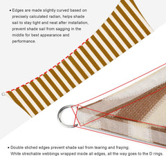 Sun sail HDPE sun protection sail