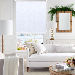 Sekey Rollo ohne Bohren, Lichtdurchlässiges Fensterrollo aus Vliesstoff, Klemmfix Rollos, Weiß