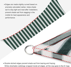 Sun sail HDPE sun protection sail