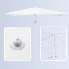 Sekey 180 x 125 cm Balkonschirm Rechteckig mit Schutzhülle, Sonnenschutz UV50+ Sekey