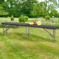 Sekey 180 cm Klappbar Gartenbank mit Tragegriff, bis 200kg Belastbar Sekey