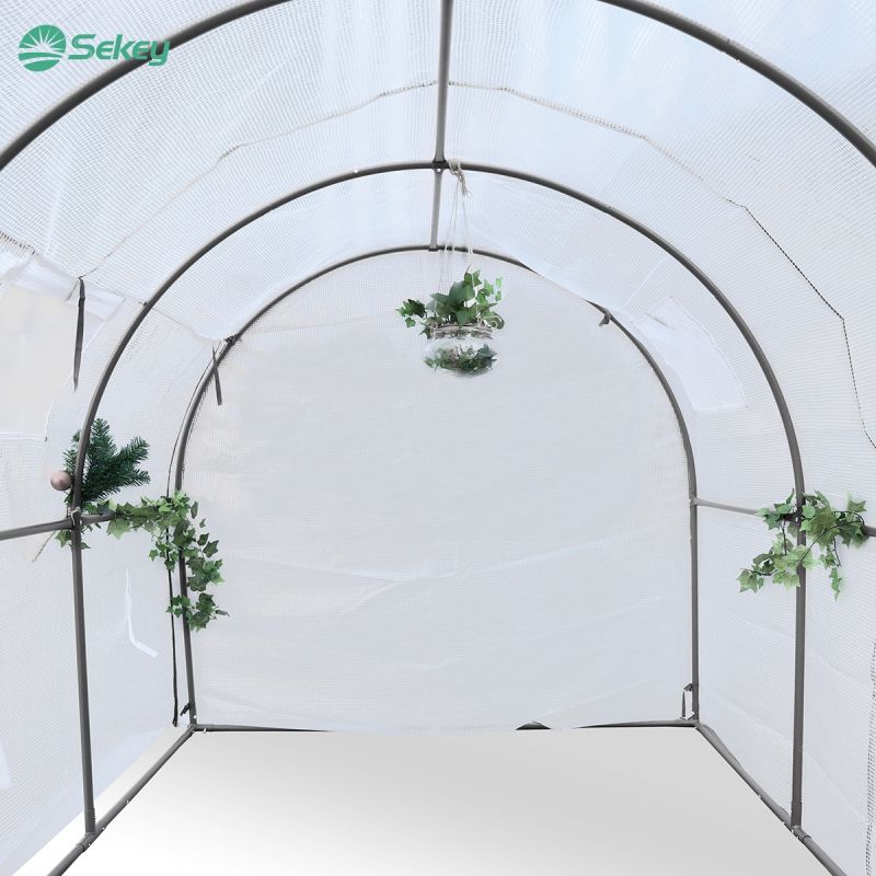 Sekey walk-in foil tunnel with roll-up side wall, 300 cm x 200 cm x 190 cm