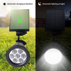 Salcar set of 2 LED solar garden lights, with 1800 mAh battery