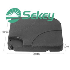 Sekey 4-piece umbrella weight for cantilever umbrella, fillable up to 80 kg