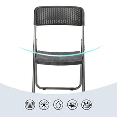 Sekey 2er-Set Klappstuhl 200 kg Belastbarkeit Sekey