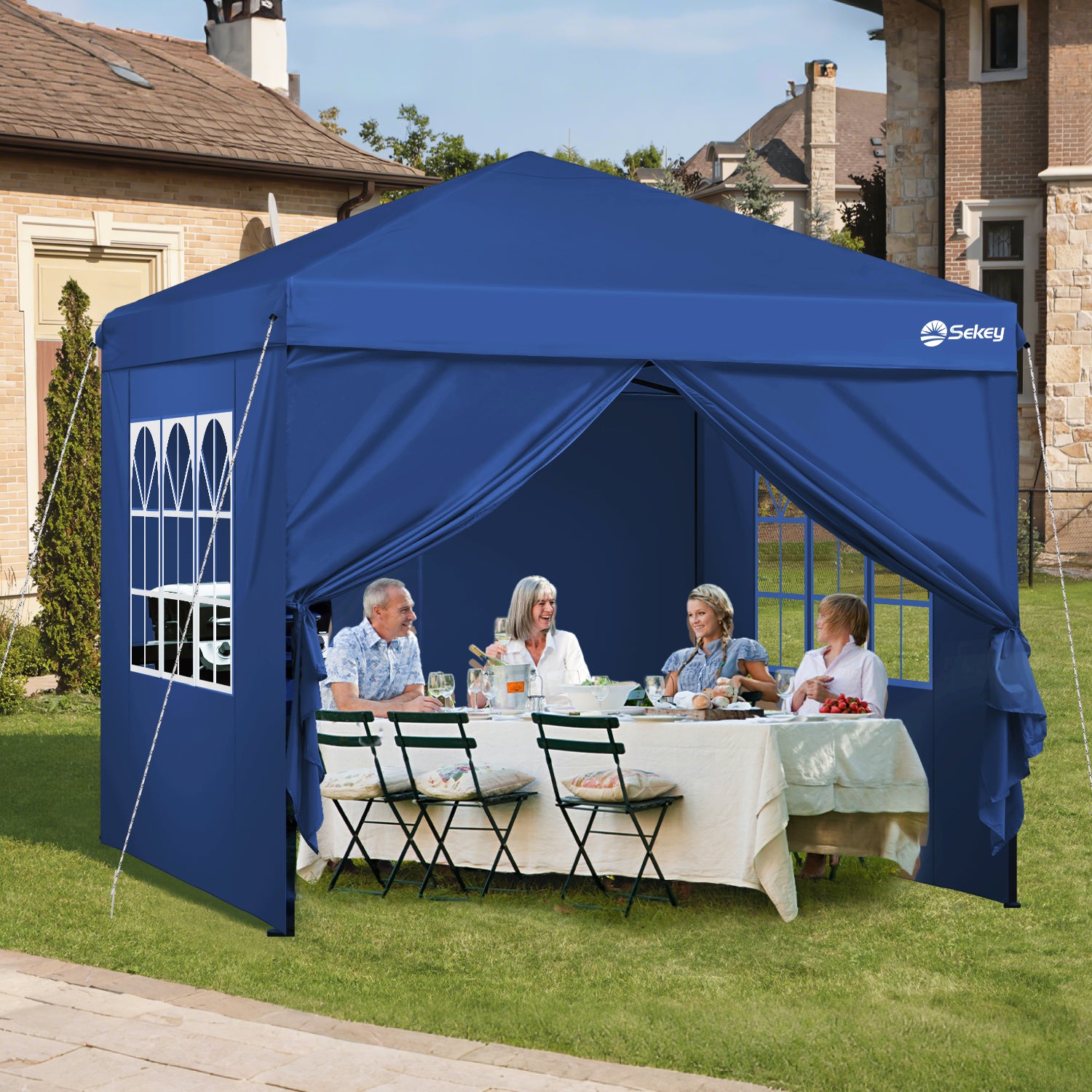 Sekey Premium Pop-Up Pavillon 3×3 m – Wasserdicht & Stabil, Faltpavill – sekeymall