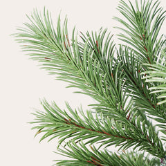 SALCAR Artificial Christmas Tree 150/180/210 cm made of 90% PE injection molding, premium Nordmann fir, realistic Christmas tree with stable metal stand &amp; quick assembly folding system