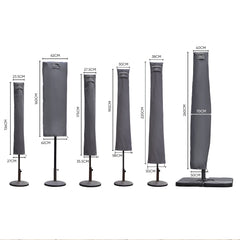 Sekey 175 x 30,5/36,5 cm Schutzhülle für 300 cm Sonnenschirm, aus Polyester-Gewebe