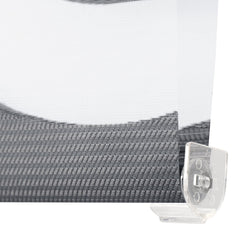 Sekey Doppelrollo Wellenmuster Duo-Rollo Klemmfix ohne Bohren - Lichtdurchlässig & Blickdicht, Fensterrollo für Wohnzimmer, Schlafzimmer & Büro Sekey