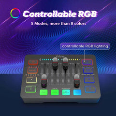 FIFINE XLR Gaming Audio Mixer und XLR Streaming Mikrofon Sekey