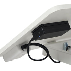 Kpwo Elektrischer Höhenverstellbarer Beistelltisch, mit Rädern, C-Form