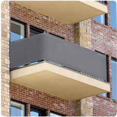Sekey balcony privacy screen made of 100% polyester, anthracite