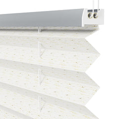 Sekey Plissee ohne Bohren in Beige mit Leinenstruktur – Blickdichtes Sonnenschutzrollo, Klemmfix & verspannt