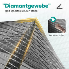 Sekey Magnetisches Fliegengitter für Balkontür – Ohne Bohren, Katzensicher & Reißfest, Insektenschutz mit Klettverschluss & Extra Breitem Klebeband Sekey