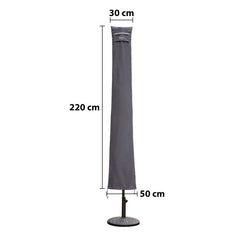 Sekey 220 x 30/50 cm protective cover for 400 cm parasol, made of Oxford fabric