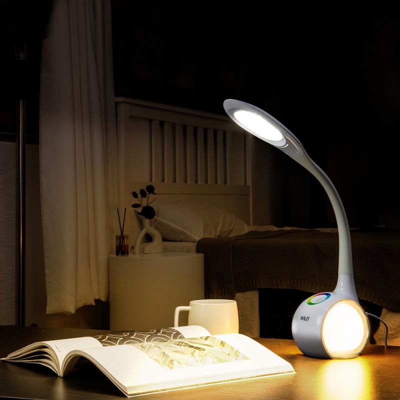 WILIT T3 5W LED desk lamp for children, with 3 brightness levels, with colored light among 256 colors