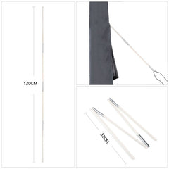 Sekey 170 x 27.5/33.5 cm protective cover for 300 cm parasol, made of Oxford fabric