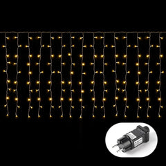 Salcar 2 x 1 m/3 x 1 m / 6 x 1 m LED Lichtervorhang, 100 / 150 / 300 LEDs