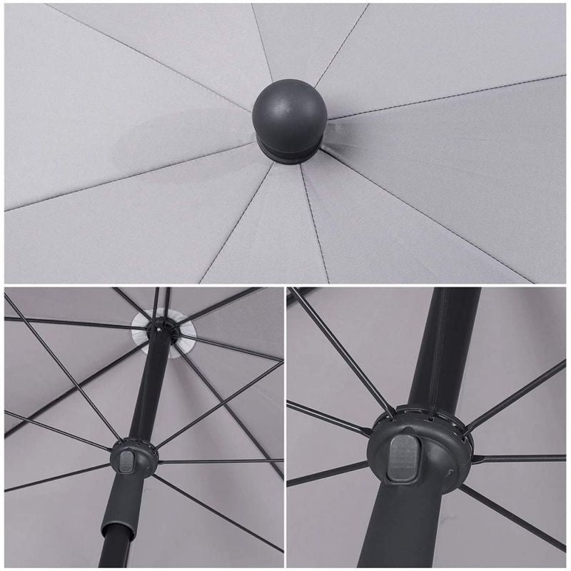 Sekey parasol 240cm with protective cover, UPF25+