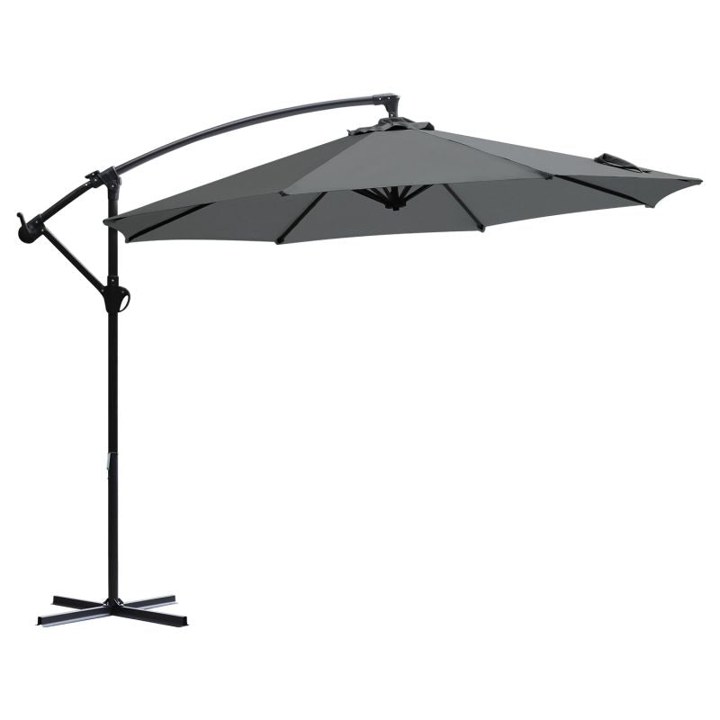 Sekey 300 cm cantilever umbrella, sun protection UV50+