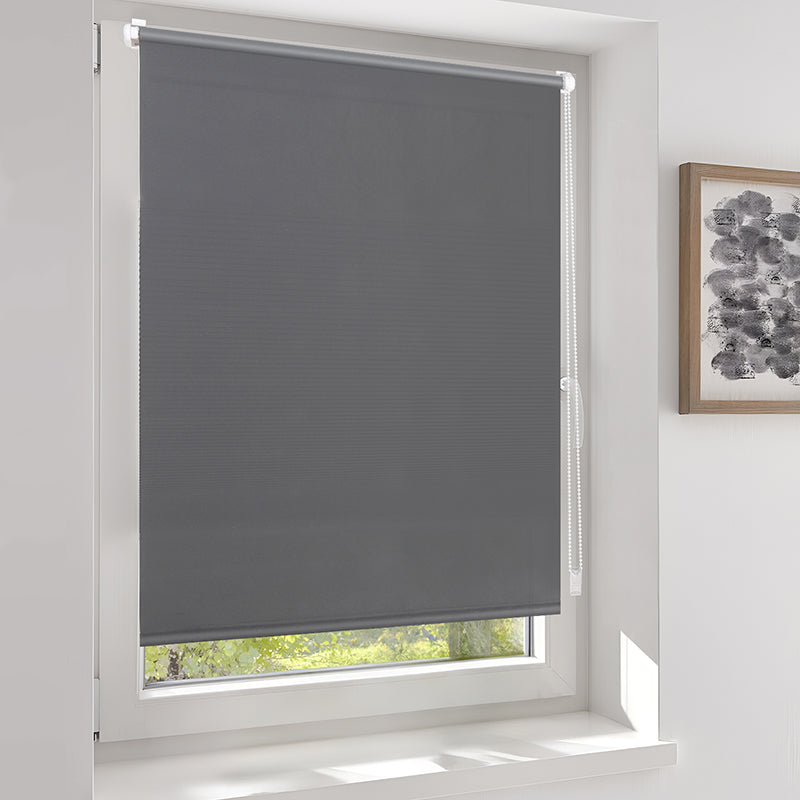 Sekey blackout blind, double-sided, same color and no drilling, dark gray