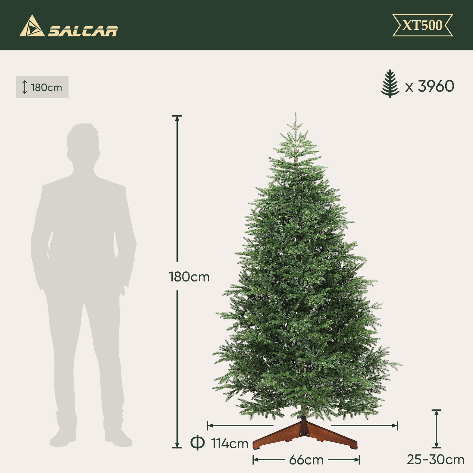 Magnificent Christmas tree - The centerpiece of your festive