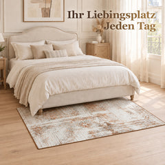 Sekey Waschbarer Kurzflor Teppich Vintage – Rutschfest & OEKO-TEX Zertifiziert