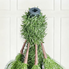 Salcar Artificial Christmas Tree with Wooden Stand – 100% PE, soft green &amp; lifelike – 120 cm / 150 cm, easy to care for &amp; stable