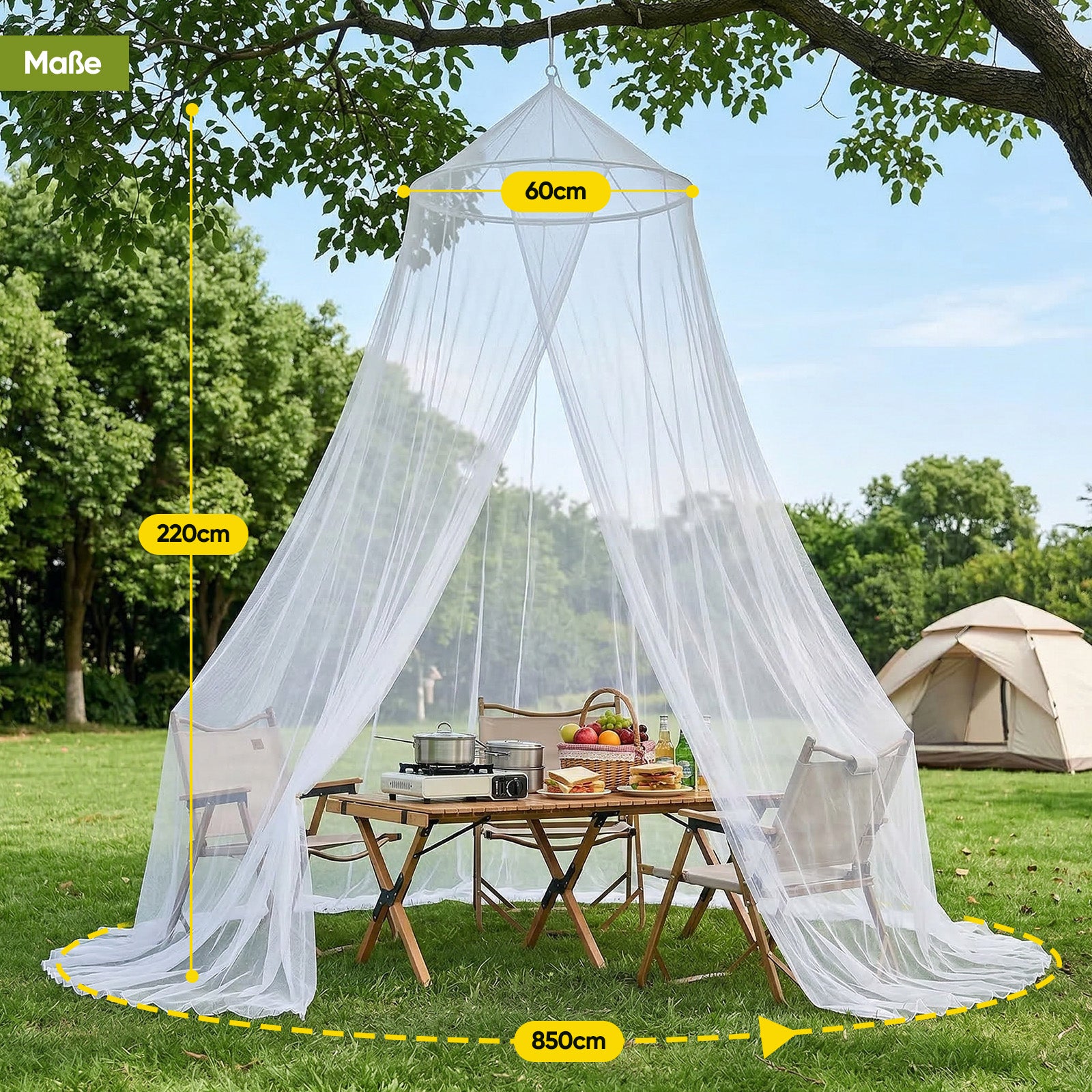 mückennetz markise Sekey Hochwertiges Insektennetz – 100% Polyester, Moskitoschutz für Betten – sekeymall