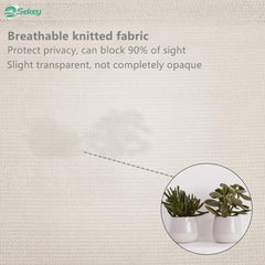 Sekey balcony privacy screen made of 220 g/m² HDPE, taupe