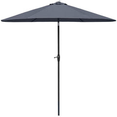 Sekey 270 cm aluminum parasol with crank, sun protection UV50+