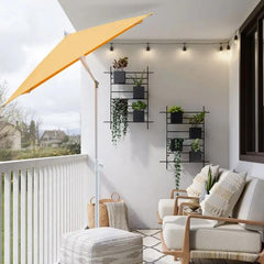 Sekey 180 x 125 cm Balkonschirm Rechteckig mit Schutzhülle, Sonnenschutz UV50+ Sekey