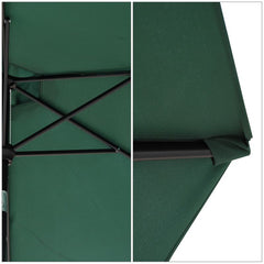 Sekey 270 cm aluminum parasol with crank, sun protection UV50+