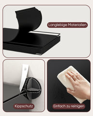 Sekey shoe cabinet with 10 compartments – Modular shoe organizer for up to 20 pairs of shoes, stable &amp; space-saving, incl. hammer &amp; anti-tip device