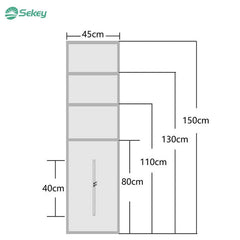 Sekey Schiebefenster Türabdichtung für mobile Klimageräte