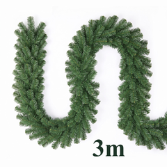 Salcar Christmas Garland Artificial Green PVC – 3m/5m/10m, Realistic Fir Garland for Indoor &amp; Outdoor Use, Decoration for Door, Fireplace &amp; Christmas Tree
