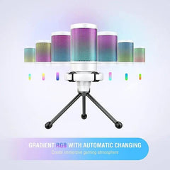 Fifine USB Kondensator Mikrofon mit Ständer und Stummschalttaste, A6V Sekey