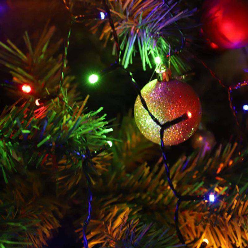 Salcar 3 m LED Lichterkette für Weihnachtsbaum, mit 10 Strängen, 350 LEDs, 31V GS-zertifizierte Stromversorgung