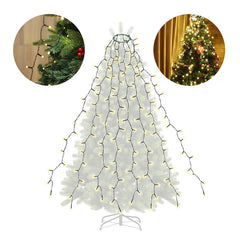 Salcar 3 m LED Christmas tree lights, with 10 strands, 350 LEDs, 31V GS certified power supply