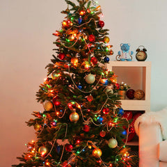 Salcar 1.5 m LED Lichterkette für Weihnachtsbaum, mit 8 Strängen, 200 LEDs