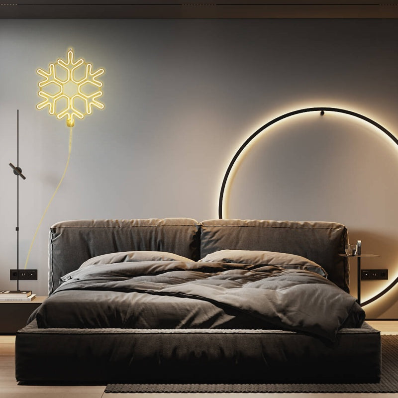 Salcar 40 cm LED snowflake neon light