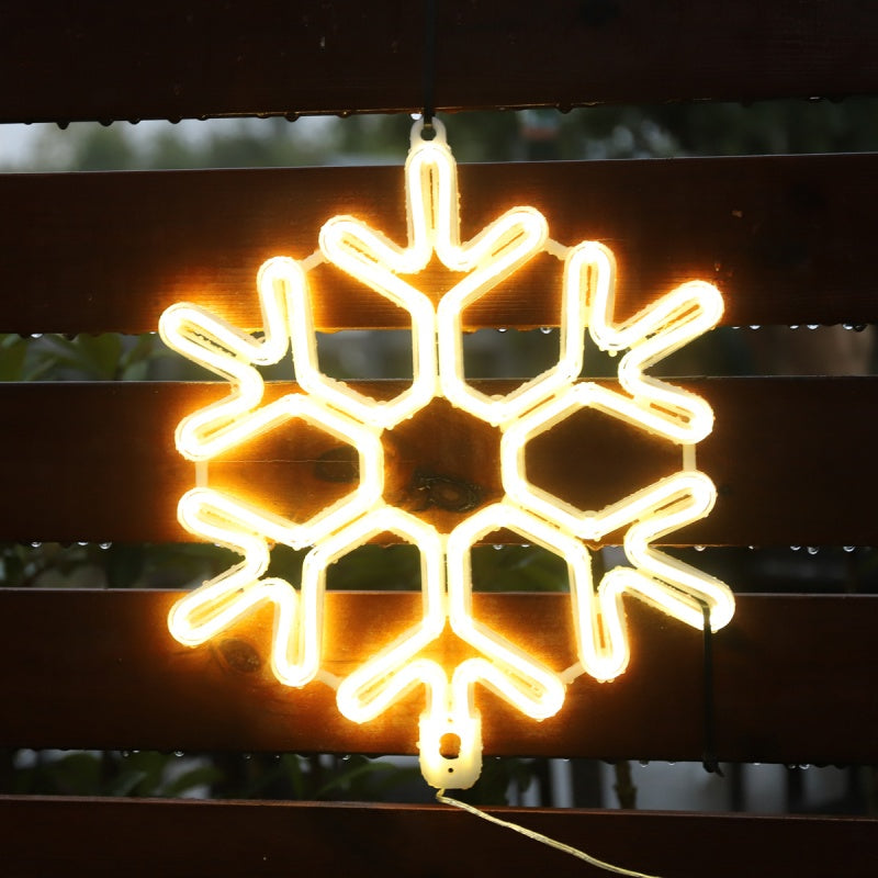 Salcar 40 cm LED snowflake neon light