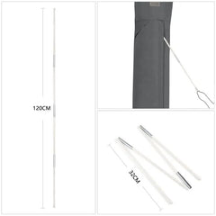 Sekey 190 x 30/50 cm protective cover for 350 cm parasol, made of Oxford fabric