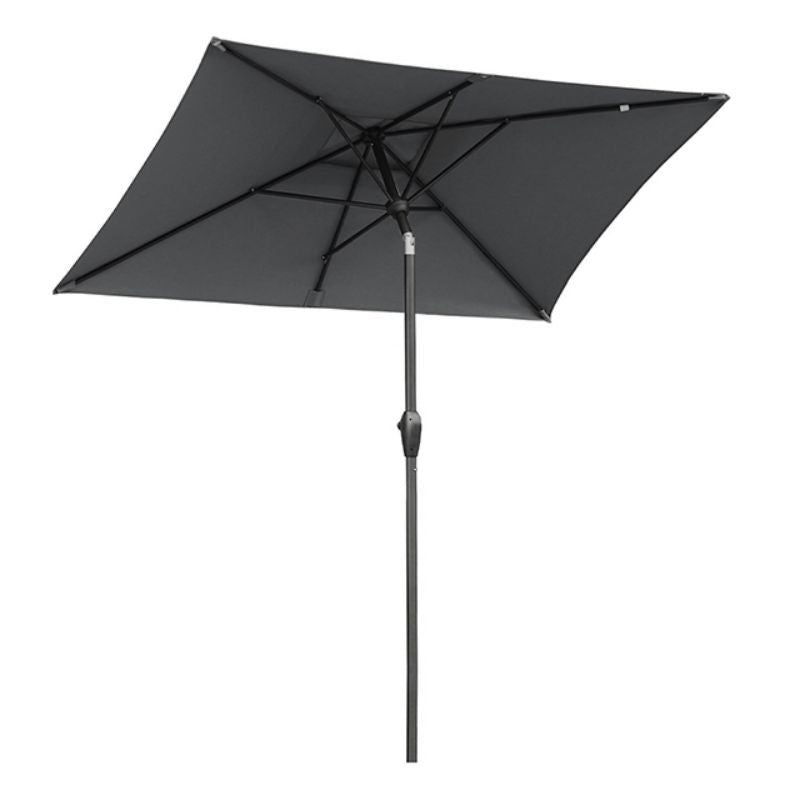 Sekey 210 x 140 cm aluminum parasol with crank, sun protection UV50+