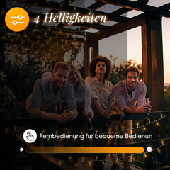 Salcar LED Lichterkette mit 5m/10m/15m/20m Länge – 50–300 LEDs, Fernbedienung, 8 Modi, Timer & IP44 Wasserdicht, für Weihnachtsdeko, Party, Hochzeit, Garten – Warmweiß