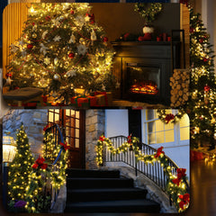 Salcar 100M 1000 LED Lichterkette aus Kupferdraht – Wasserdicht, 8 Modi, Timer & Memory, Weihnachtsbaum Beleuchtung für Innen & Außen, Warmweiß