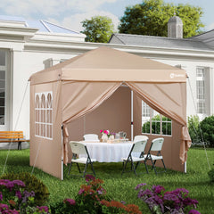 Sekey 3x3 m folding gazebo with 4 side panels and 4 sandbags