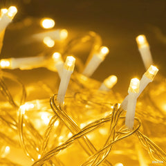 Salcar LED Lichterkette mit 5m/10m/15m/20m Länge – 50–300 LEDs, Fernbedienung, 8 Modi, Timer & IP44 Wasserdicht, für Weihnachtsdeko, Party, Hochzeit, Garten – Warmweiß