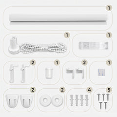 Sekey Verdunkelungsrollo ohne Bohren – Seitenzugrollo mit 100 % Lichtschutz, Klemmfix, energiesparend