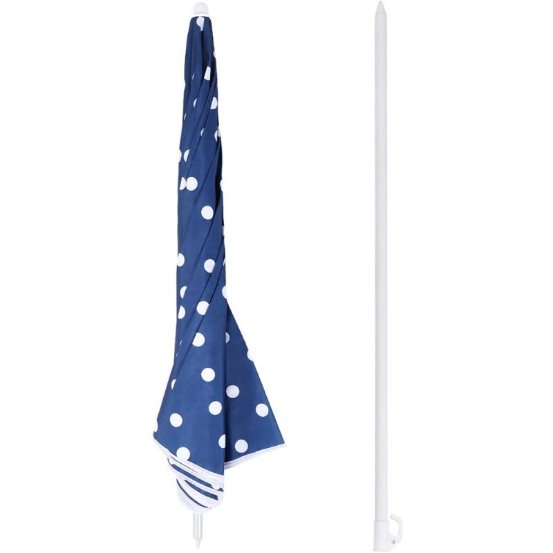 Sekey ∅ 160 cm beach umbrella with protective cover, sun protection UV25+